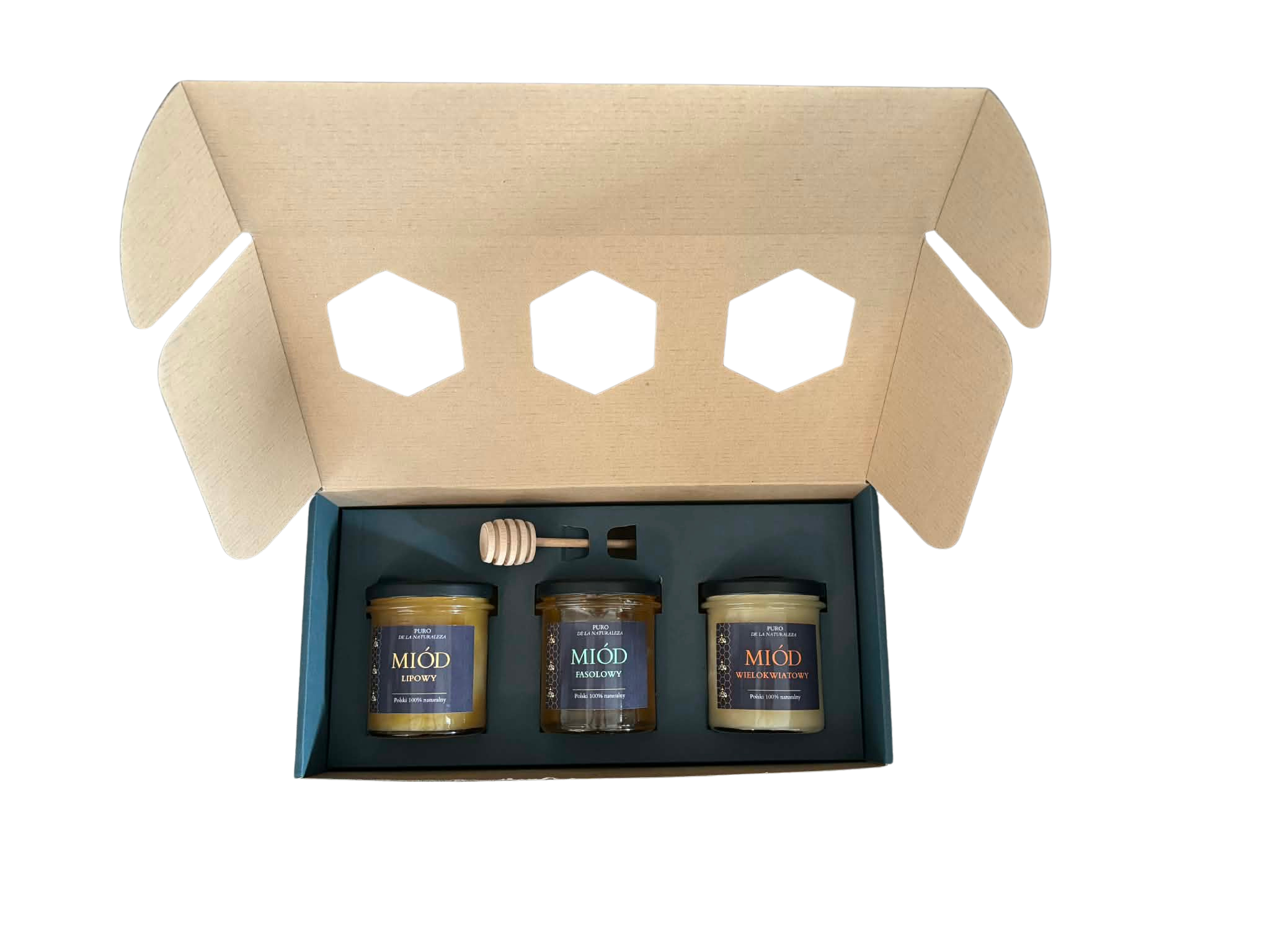 Zestaw 3 Miodów - Naturalna Słodycz