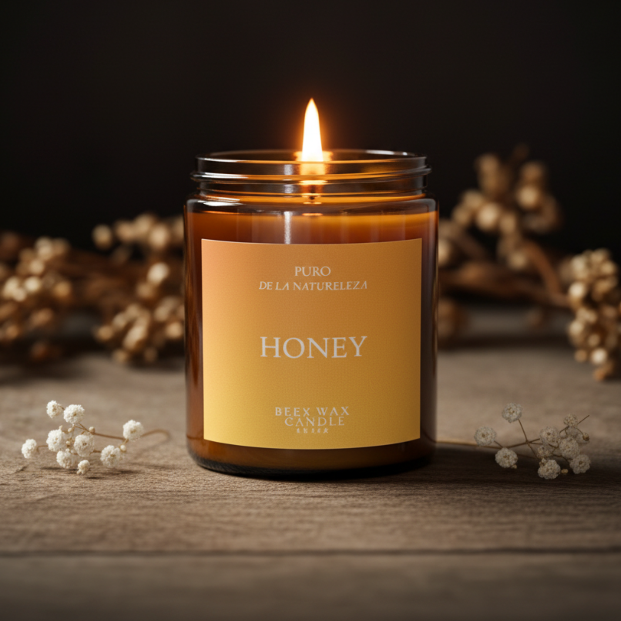 Świeca z Wosku Pszczelego 200g