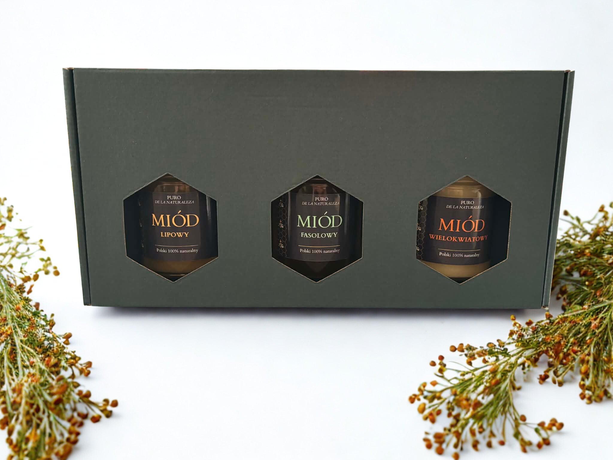 Zestaw 3 Miodów - Naturalna Słodycz