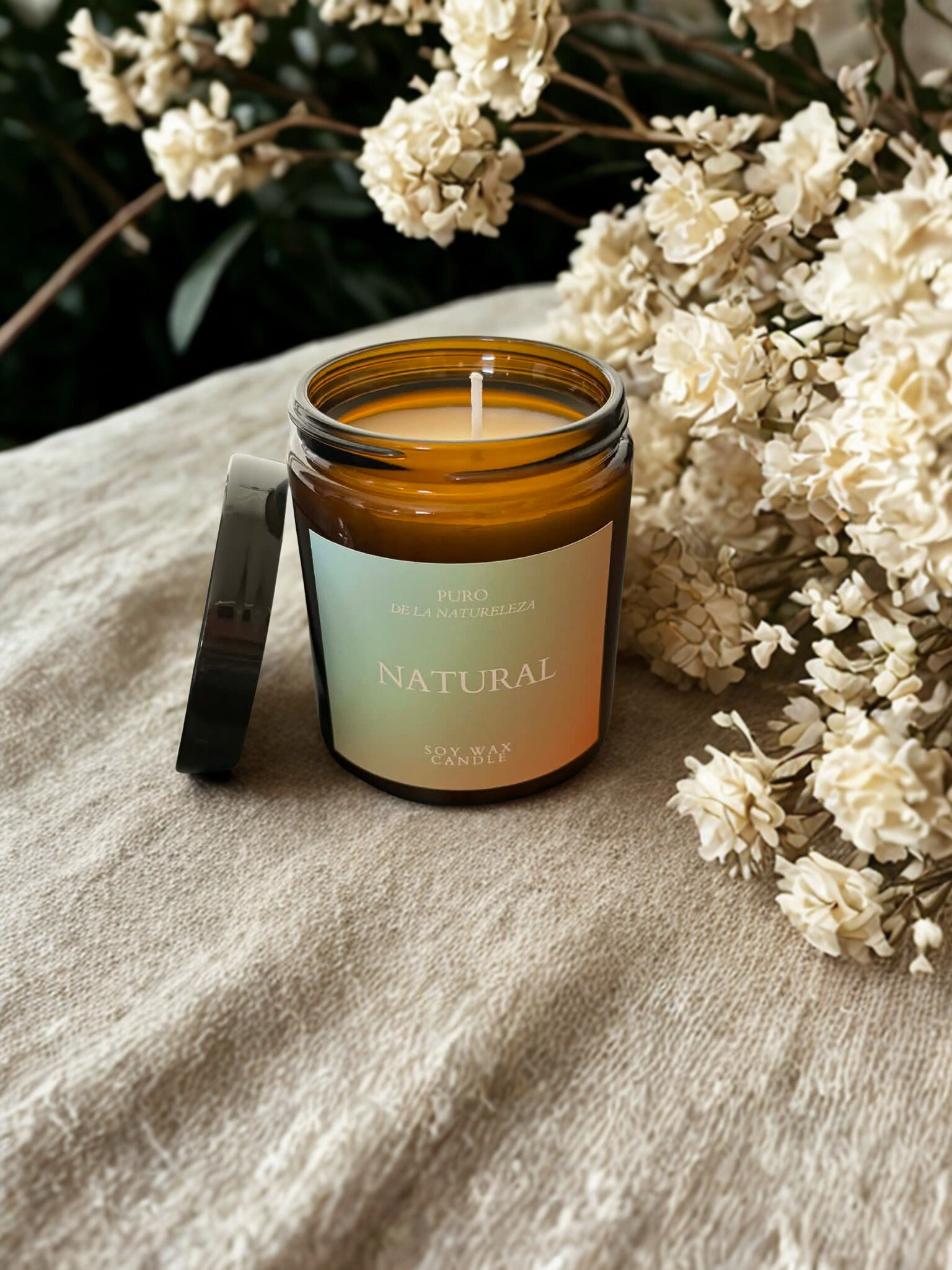 Świeca Sojowa Naturalna