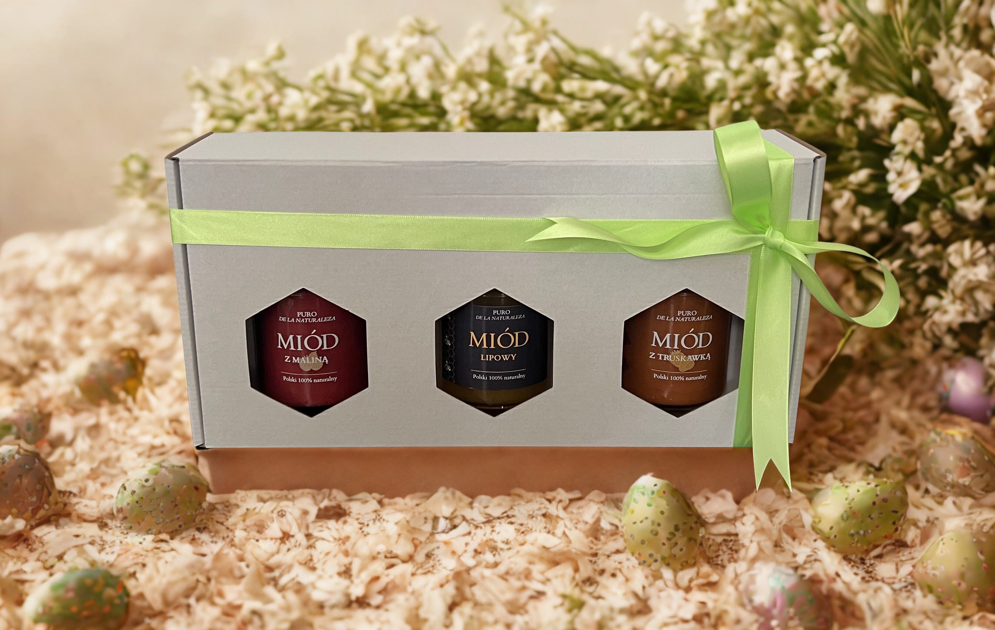 Wielkanocny Zestaw Prezentowy - Trio Miodów