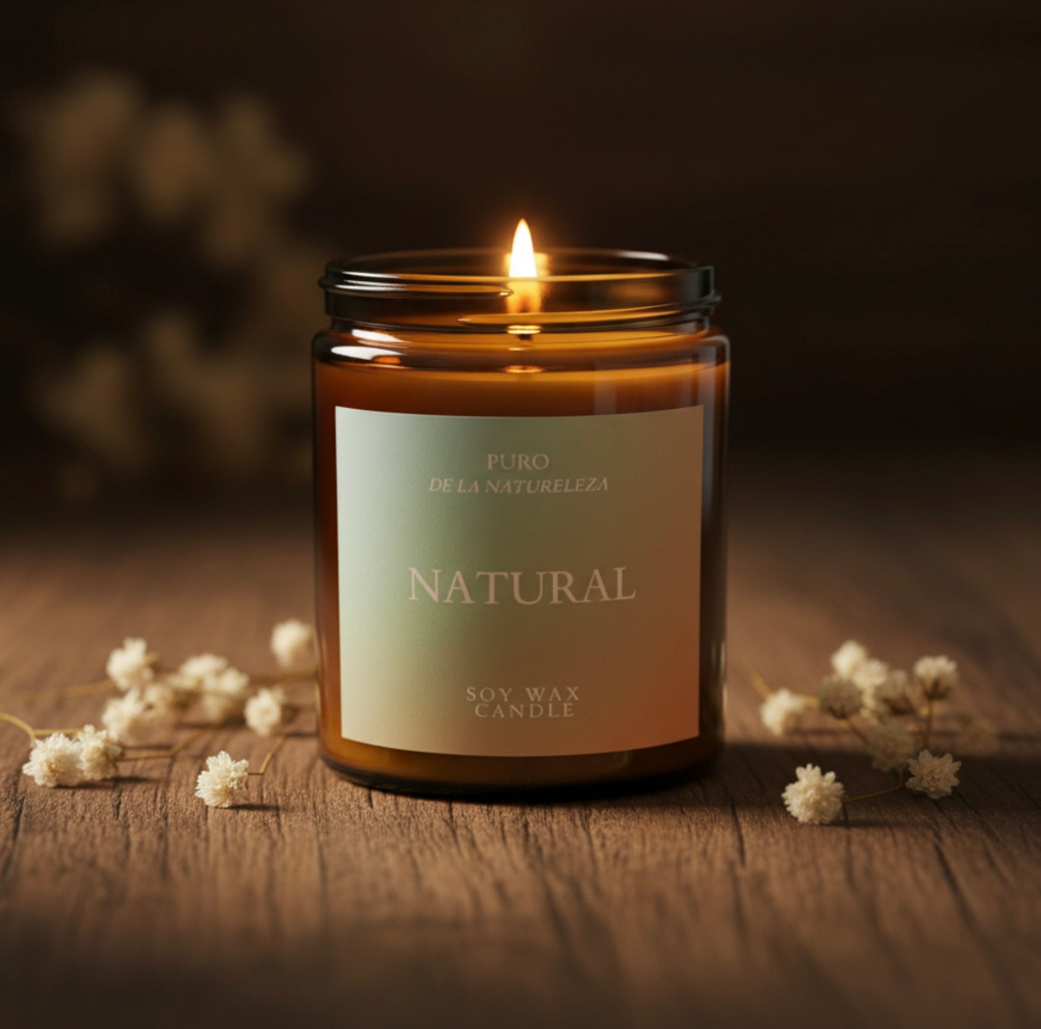 Świeca Sojowa Naturalna