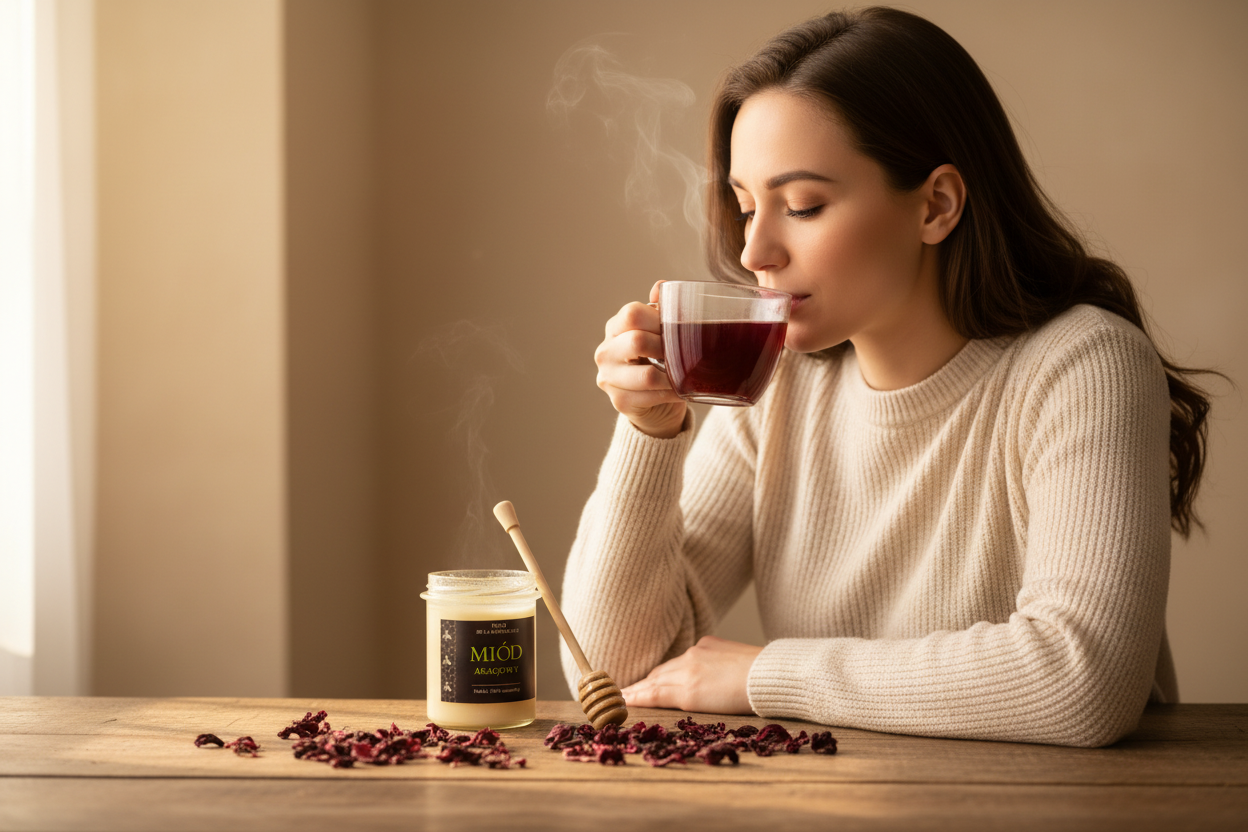 Lifestyle z miodem Puro i hibiskusem